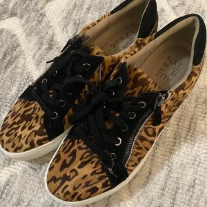 Naturalizer Womens Macayla Animal Print Sneakers Size 8.5 M